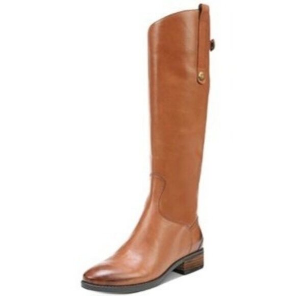 Sam Edelman Womens Penny Wide Calf Knee High Riding Boots Brown Size 8.5M NIB - Picture 2 of 7